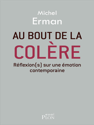 cover image of Au bout de la colère